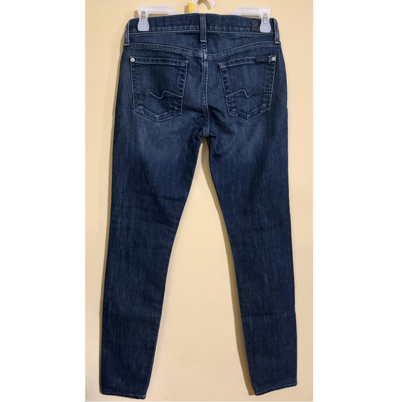 7 For All Mankind ‘Gwenevere’ Skinny Jeans Waist Size 25 - Picture 3 of 12